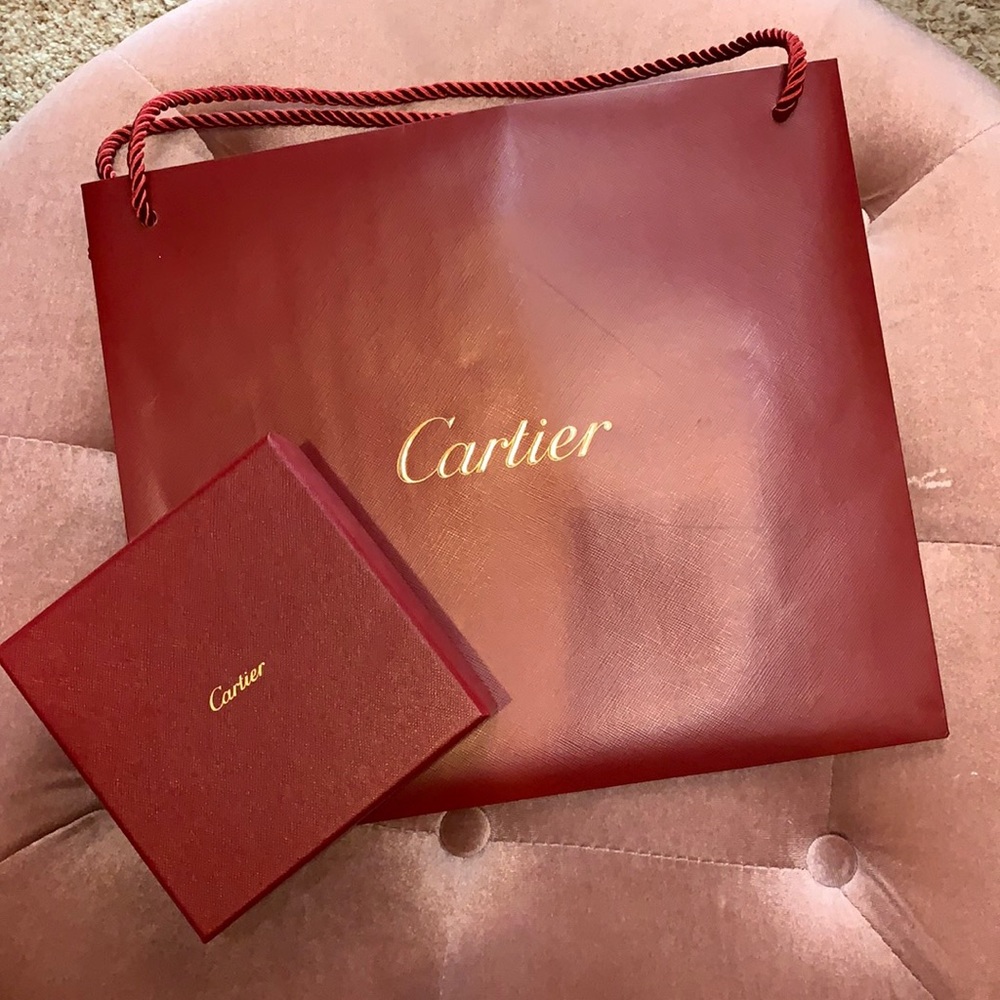 Cartier bag and box